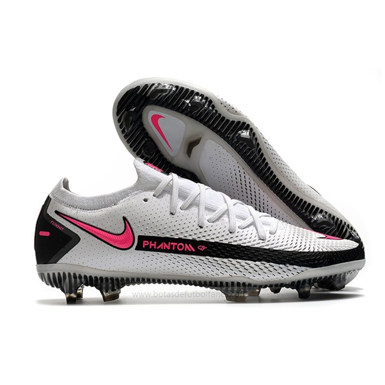 Hombre Nike Phantom GT Elite FG Daybreak Blanco Rosa Negro